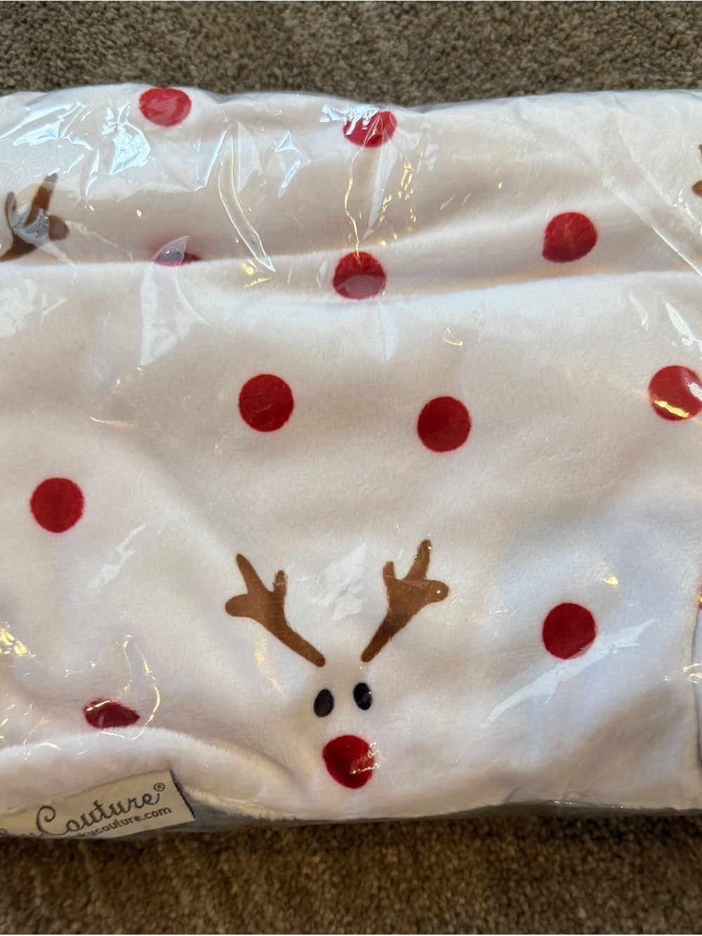 Minky Couture Christmas Pillowcase